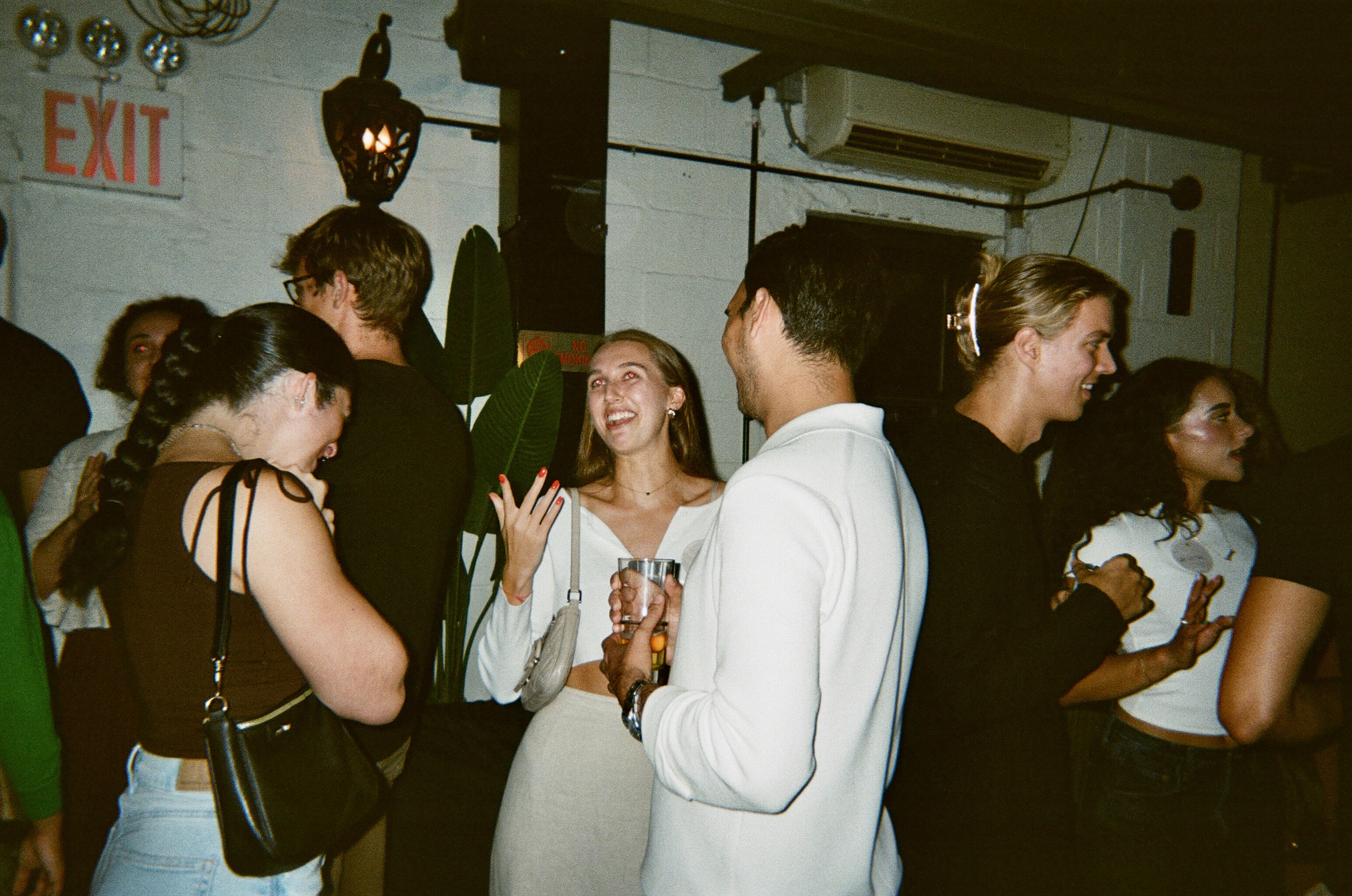 Guests at a phone-free Kanso night out
