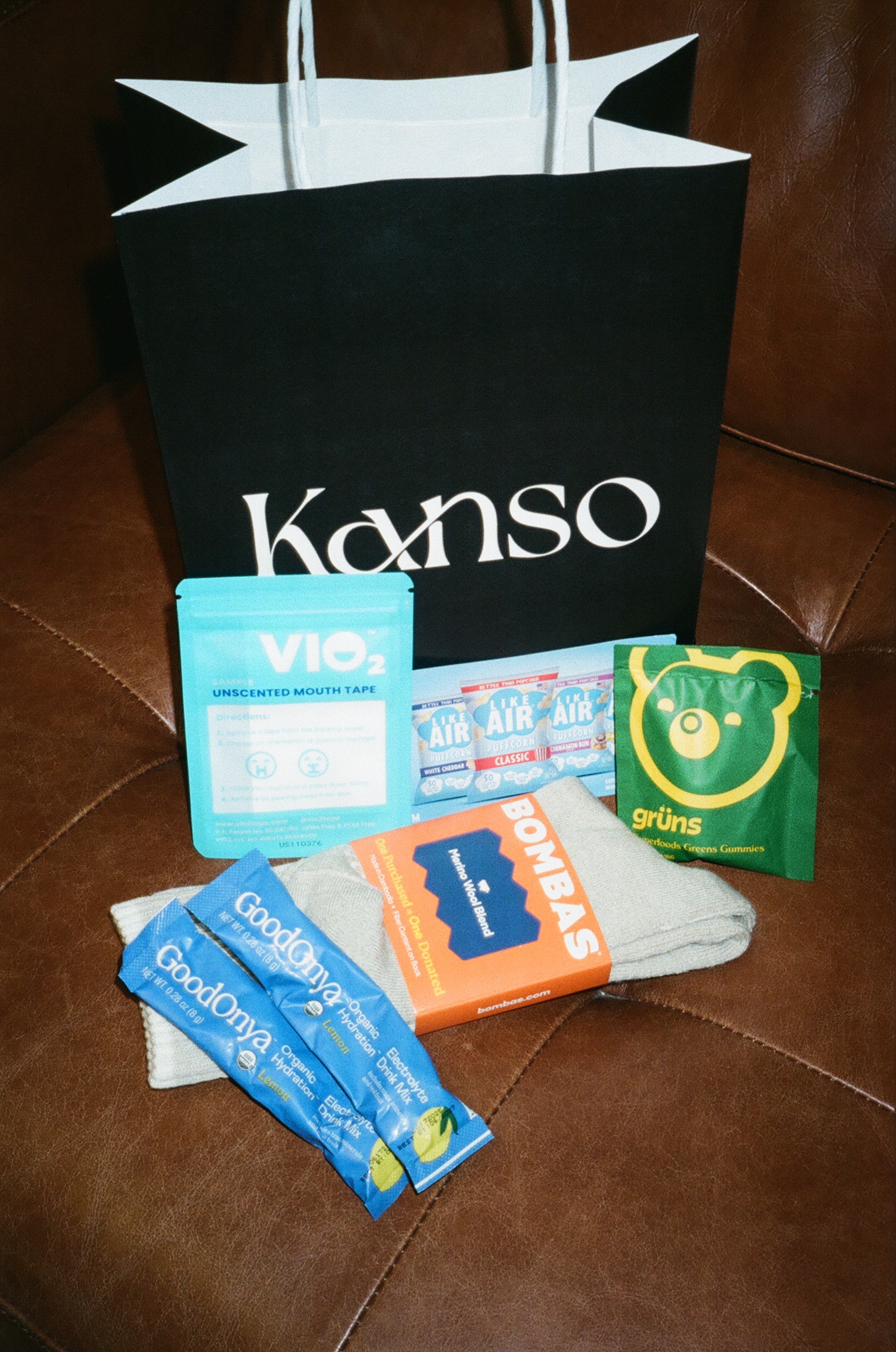 Kanso goodie bag with brand partners